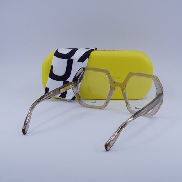 Marc Jacobs MJ 1077 010A 00 Eyeglasses Transparent Beige Geometric 51mm Frame - Picture 12 of 12